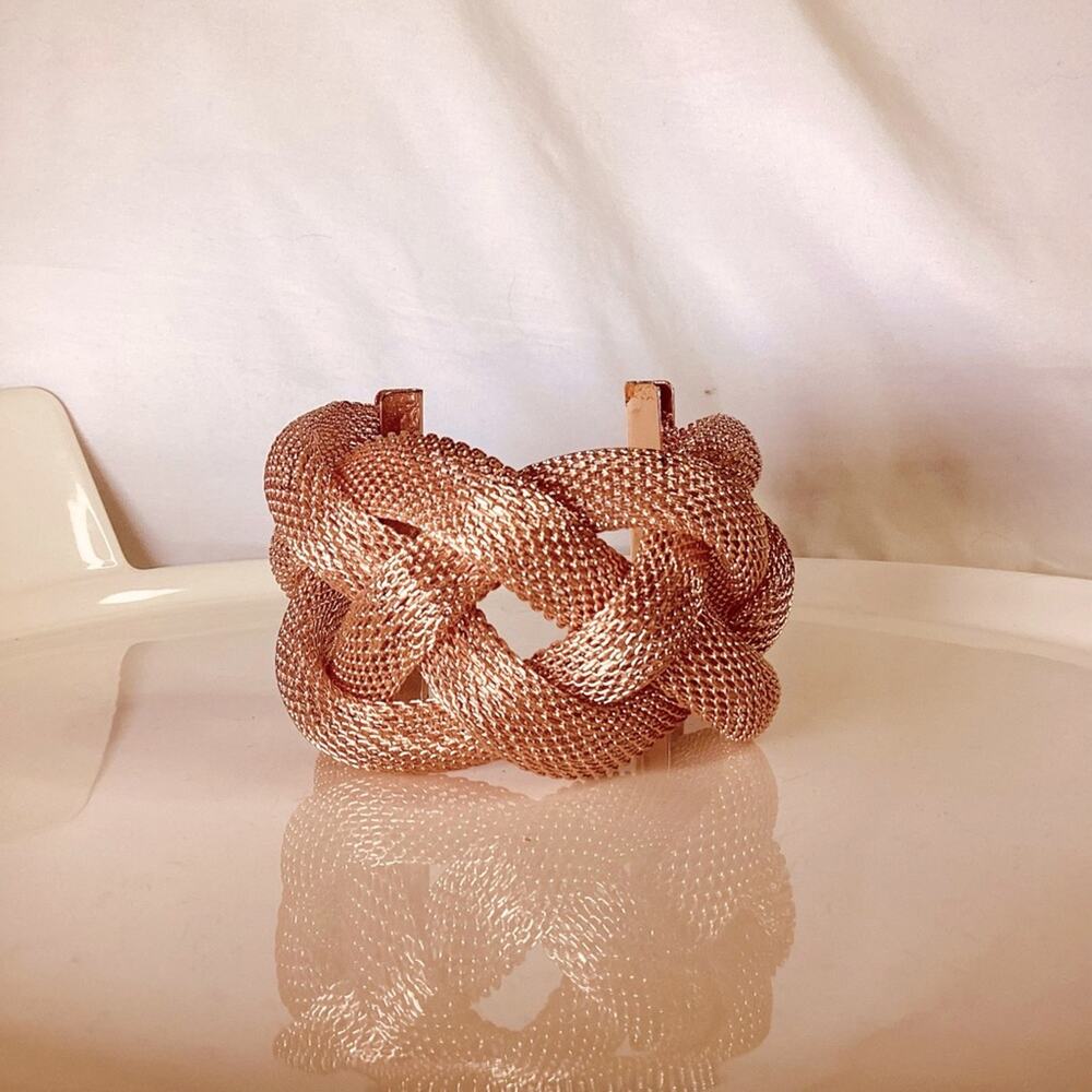 Braided Cord Cuff Bracelet